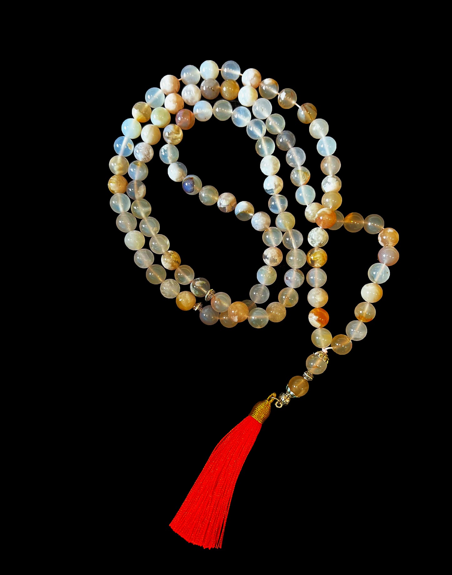 Tarbiya – Flower Agate Misbaha